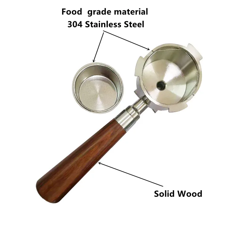 Двойной Носик 51 мм держатель для Точилки кофе Delonghi devoa EC680/685 аксессуары бариста جي