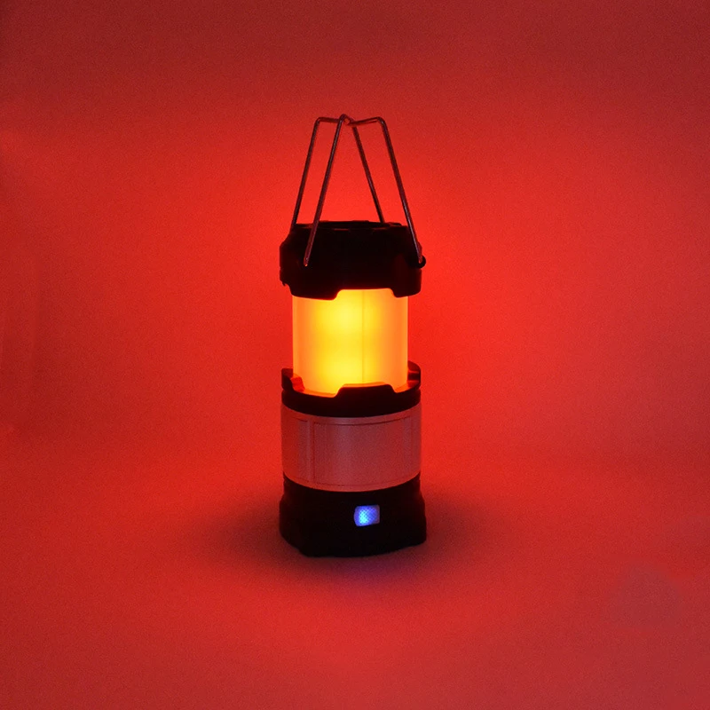 Портативный светодиодный светильник для кемпинга с зарядкой от USB регулируемой