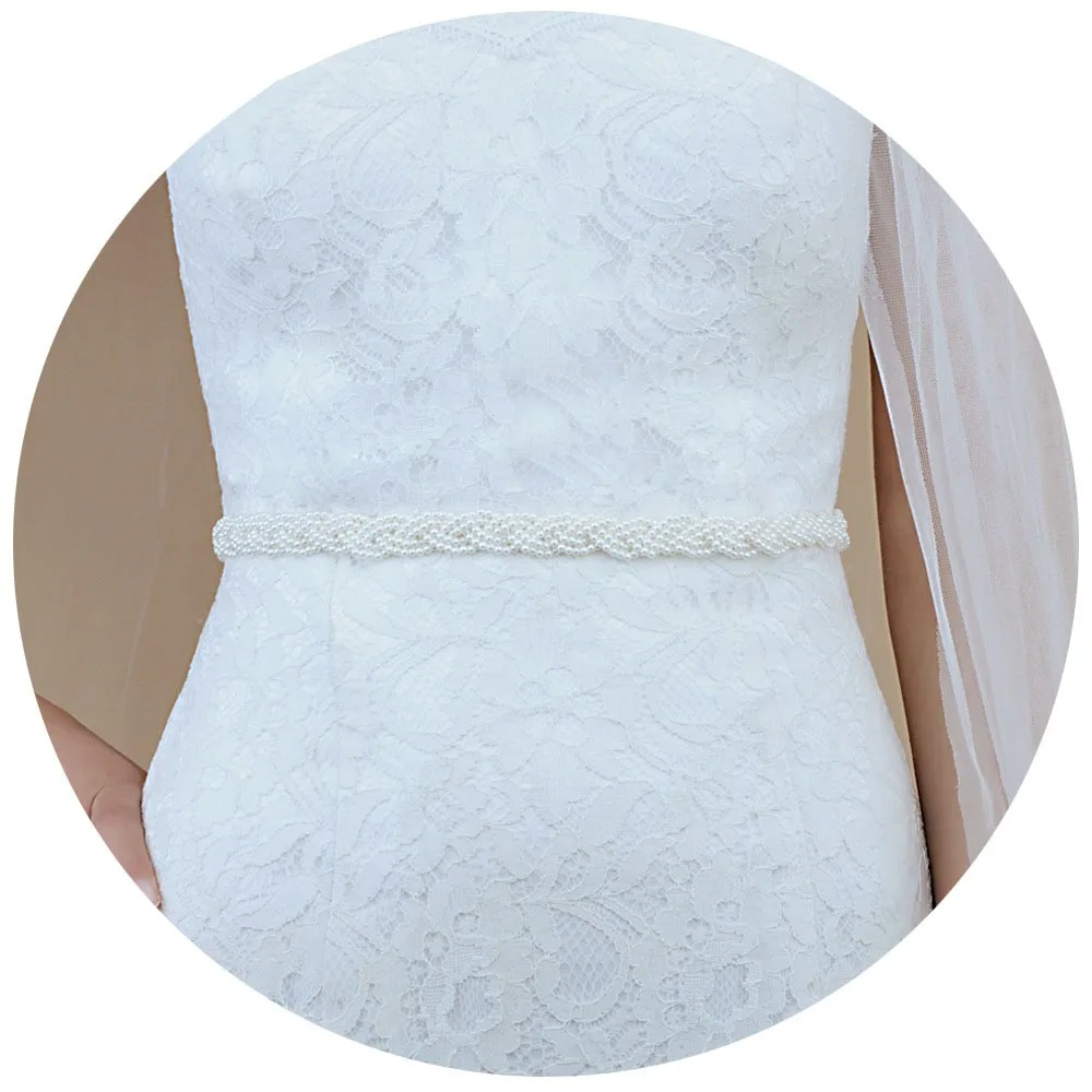 Жемчужный свадебный пояс 2019 атласная лента для подружки невесты женский
