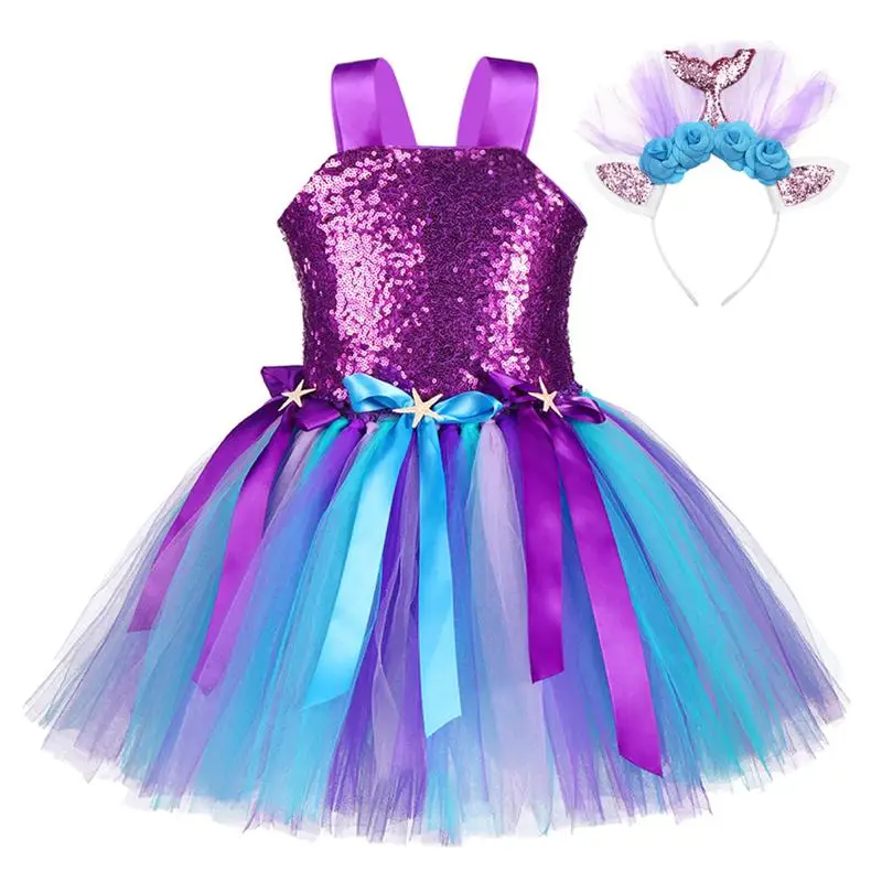 Платье-пачка с повязкой на голову для девочек 1-12 лет | Мать и ребенок