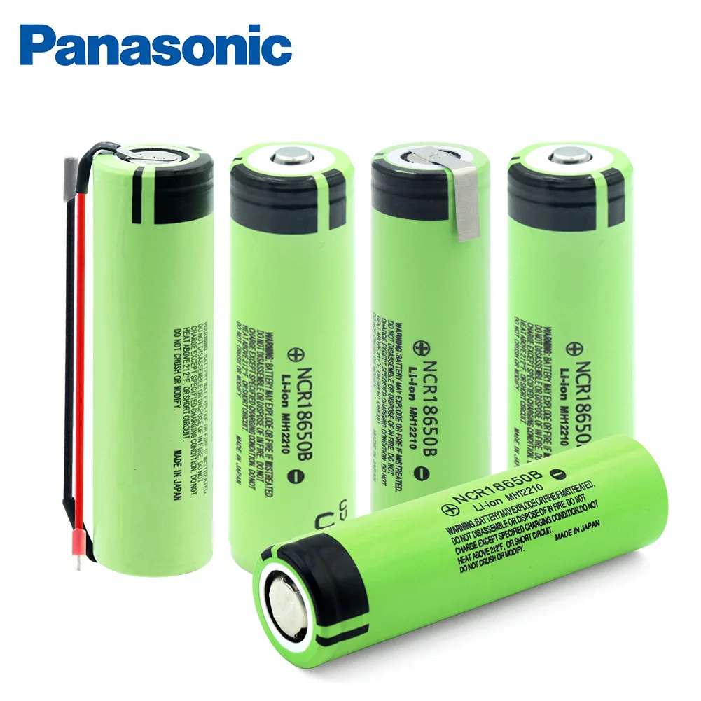 100% Новый Panasonic 18650 Батарея 3 7 V 3400 мА/ч ncr18650B Перезаряжаемые литий ионный