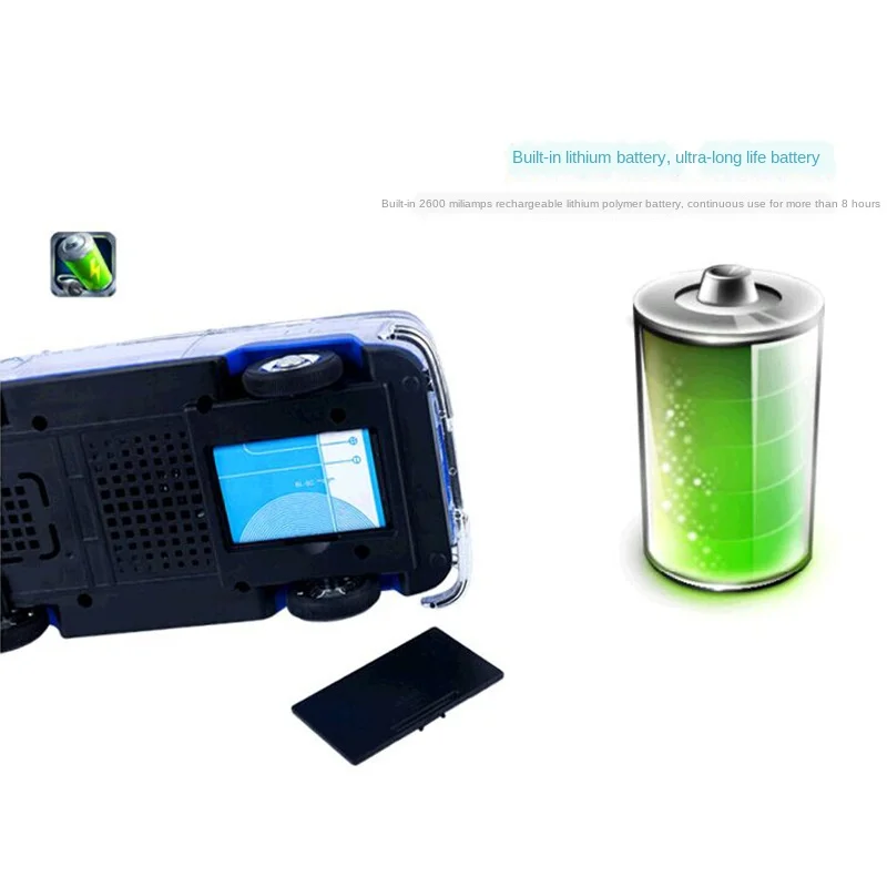 Bluetooth-динамик сабвуфер квадратный танцевальный автобус модель автомобиля карта