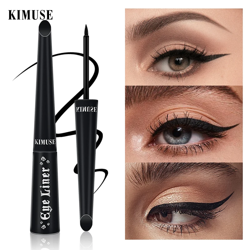 

KIMUSE Waterproof Eyeliner Liquid Eyeliner Cat Hard Head Quick Dry Sweatproof Not Blooming Long Lasting Eye Cosmetics Maquiagem