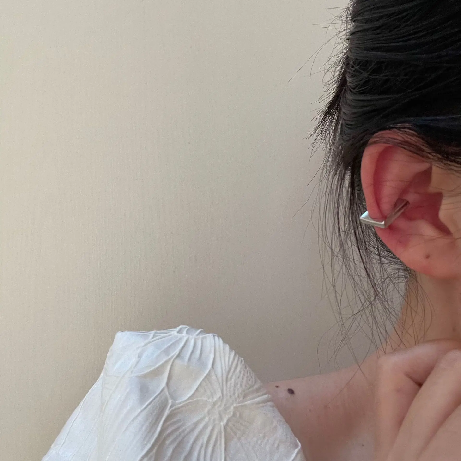 Кафф-клипсы Kpop для женщин и мужчин Ювелирное Украшение с имитацией пирсинга цвет