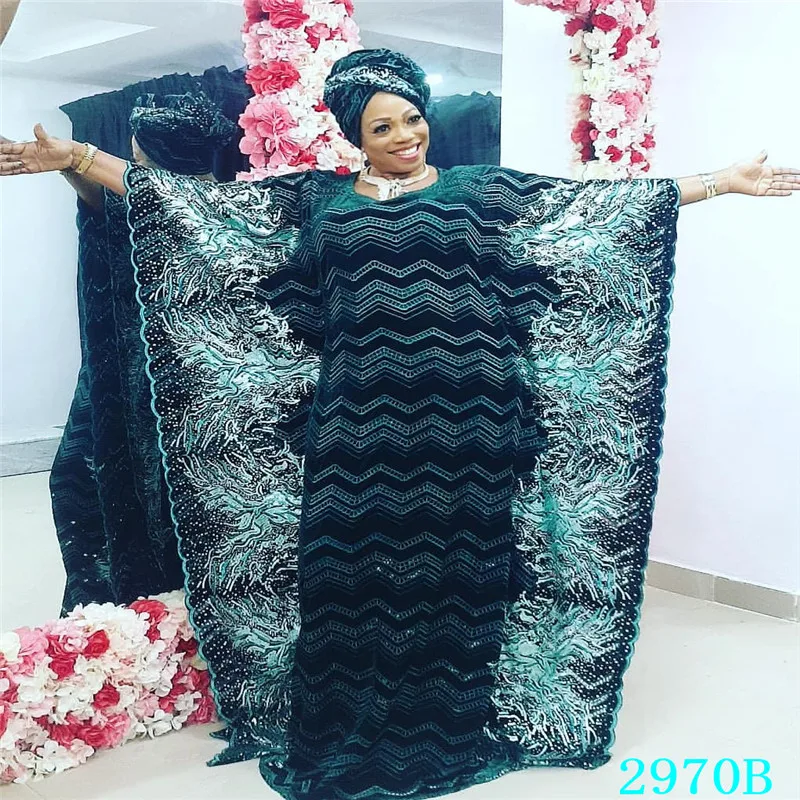 NIAI 2020 бархатная ткань с вышивкой кружева Оранжевый Элегантный красивый цветок