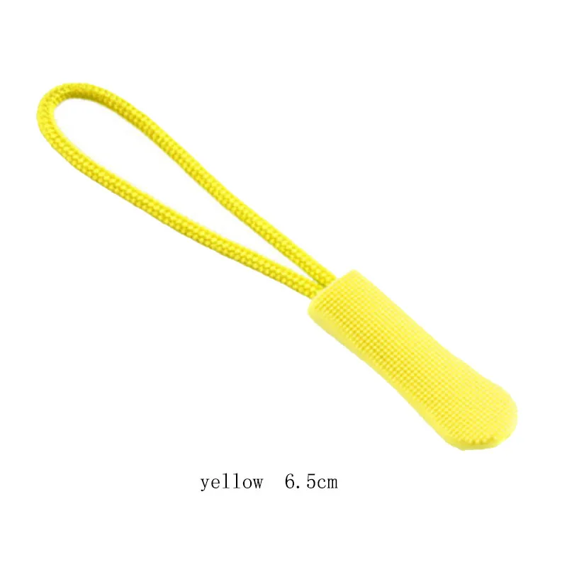 Yellow Рюкзак одежда резиновая молния Веревка концы застежка-молния Пряжка для принадлежности для одежды/сумок 5 шт - Цвет: Yellow