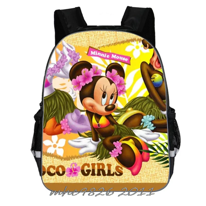 Школьный рюкзак для мальчиков и девочек портфель с изображением Минни Микки