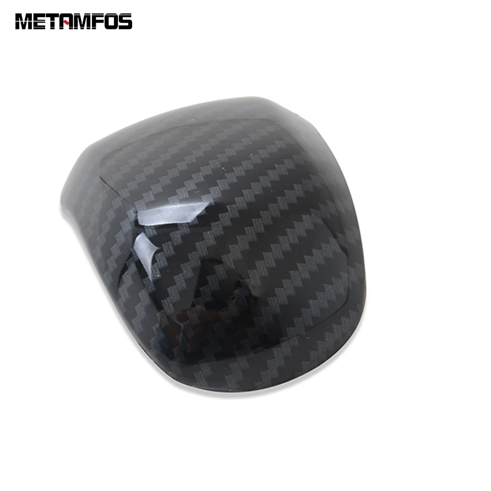 Накладка на головку переключения передач из углеродного волокна для Hyundai Santa Fe 2019