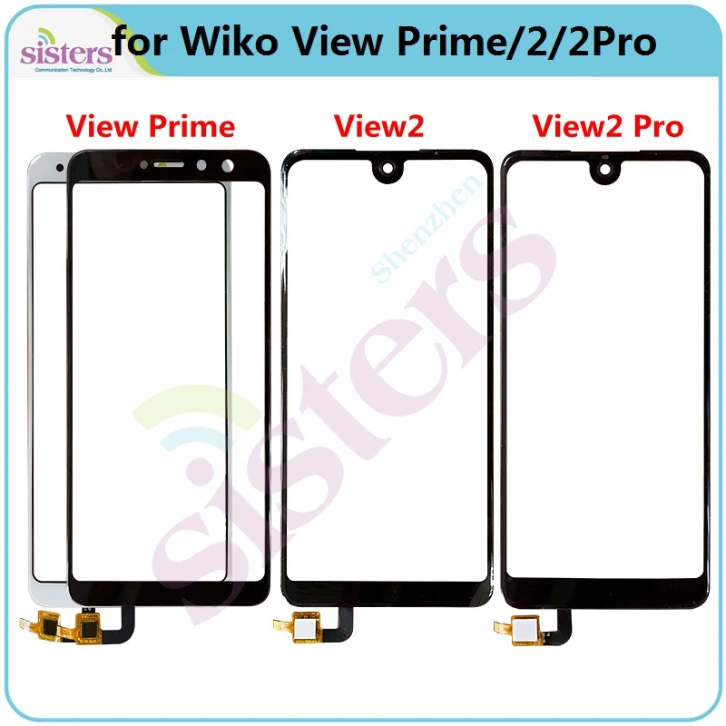 Для Wiko View Prime View2 Pro Сенсорный экран дигитайзер Сенсорное стекло детали для