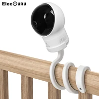 flexible twist mount with base for eufy baby monitor camera holderattaches to crib cot shelves or furniture
