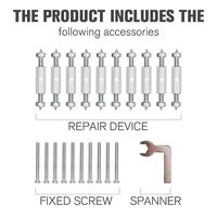 switch socket cassette repair tool screw support rod wall mount switch box secret stash repair screw repair accessories