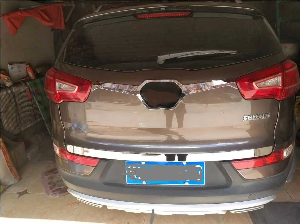 

Задняя часть багажника, задняя дверь, Задняя Нижняя крышка, молдинговая крышка, комплект отделки для KIA Sportage R 2011-2015