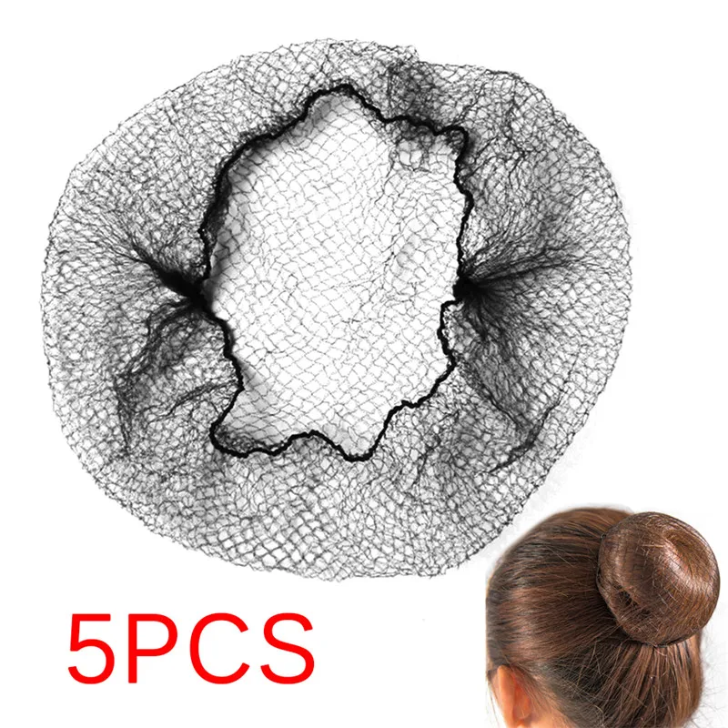 5 шт. Топ нейлоновая сетка Звездные танцевальные булочки/удлинитель волос тканый