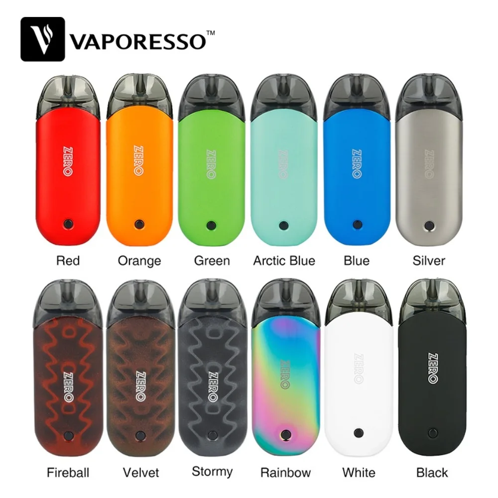 Набор электронных сигарет Vaporesso Renova Zero Pod 650 мАч встроенный аккумулятор и 2 мл резервуар CCELL катушка все в одном комплект Vape