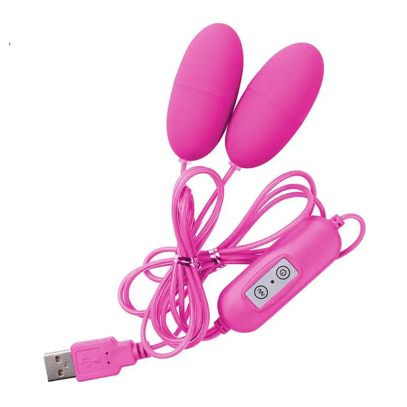 USB Двойной вибрирующий яички 12 частотами многоскоростной вибратор точка G