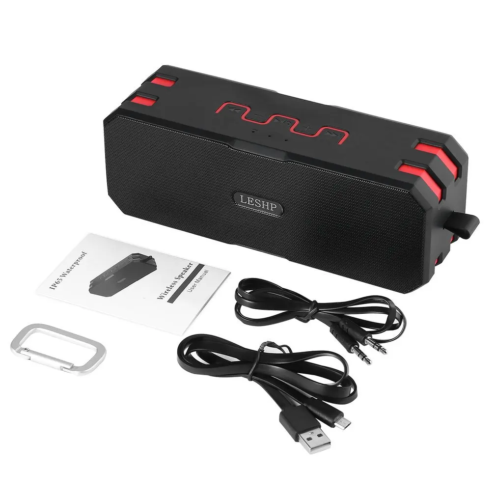 LESHP беспроводной Bluetooth динамик водонепроницаемый пылезащитный противоударный