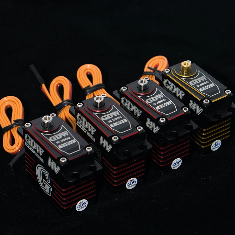 Servo digital GDW para helic&oacute;ptero y avi&oacute;n con control a distancia, dispositivo de metal, tama&ntilde;o est&aacute;ndar, remoto, modelo BLS992HV, BLS995HV, para carreras-5