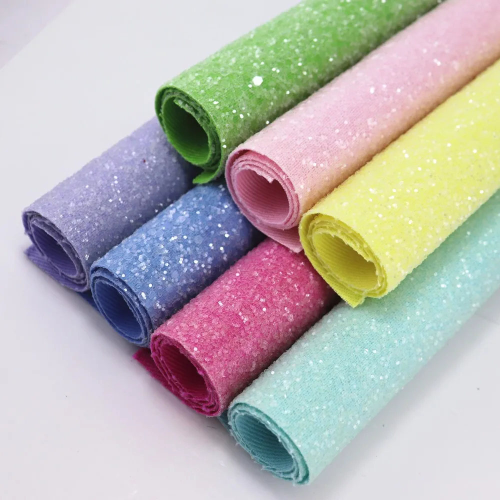 A4 лист на не сужающемся книзу массивном шестиугольная ткань с блестками из