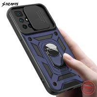 rzants for xiaomi redmi 10 case shockproof 360 rotation ring holder hard casing lens protection military cover