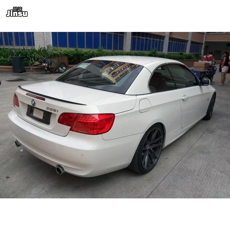 Для bmw 3 series convertible 320i 325i 330i 335i 2007 2012 M3 style спойлер заднего багажника из углеродного