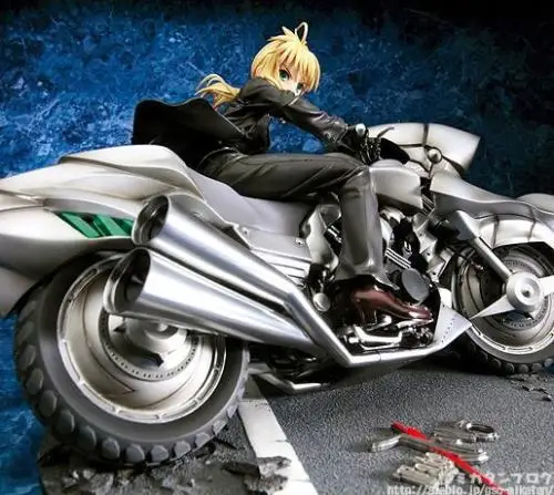 Мотоцикл Fate/Zero Saber в масштабе 1/8 Ver. ПВХ фигурка модель аниме игрушки Коллекционная