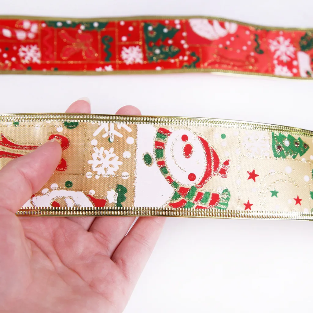 10 м длинный Санта снеговик подвесная подвеска Рождественская лента