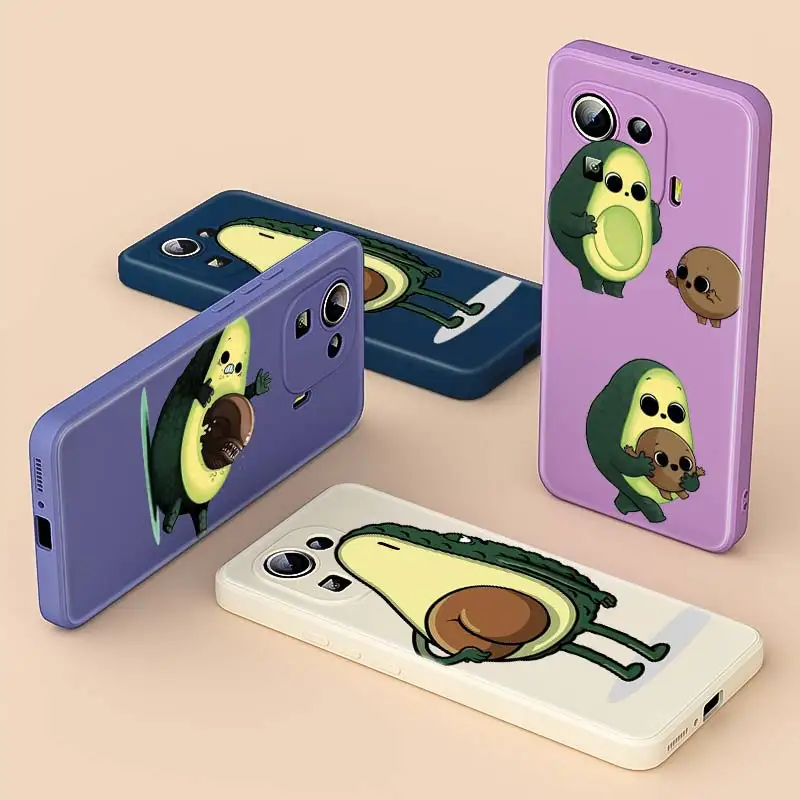 

Fashion milk fruit cartoon For Xiaomi 11 Ultra 11i 11X 10S 10i 10T 10 9 Pro Lite 5G 9SE 8SE Liquid Silicone Soft Phone Case