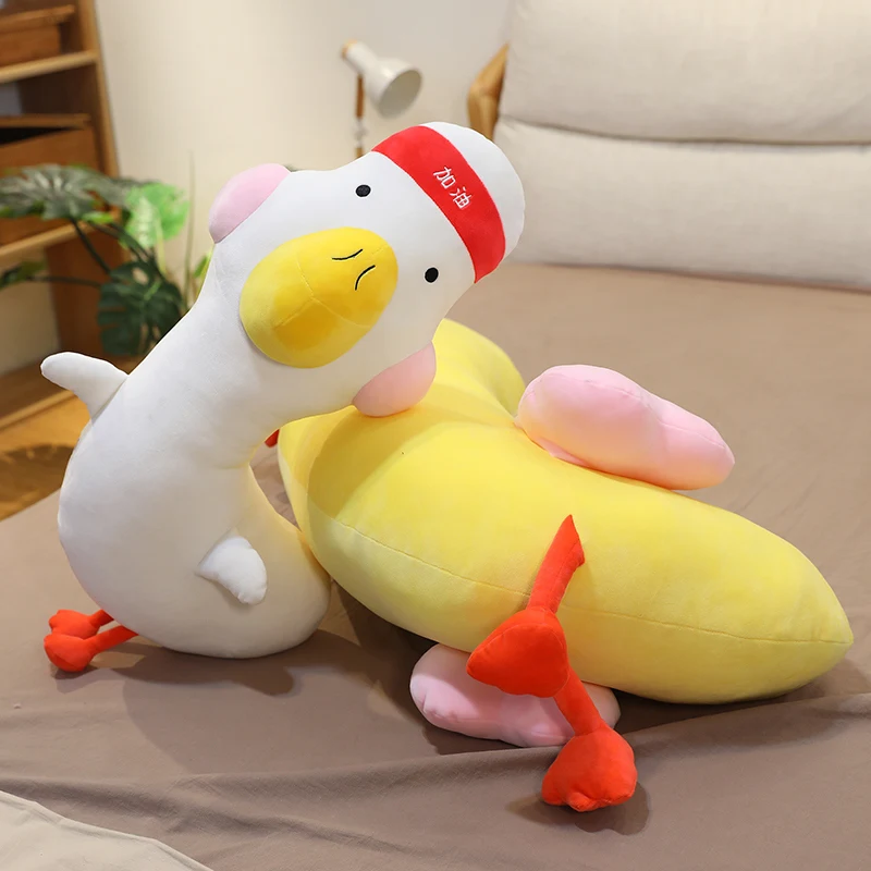 

1pc55/85cm cute cheering goose and confession chicken plush pillow toy plush stuffed animal cushion kids and girls holiday gifts