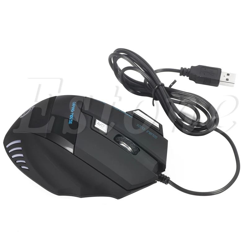 

5500 DPI 7 Buttons LED USB Optical Wired Gaming Mouse For Pro Gamer Hot