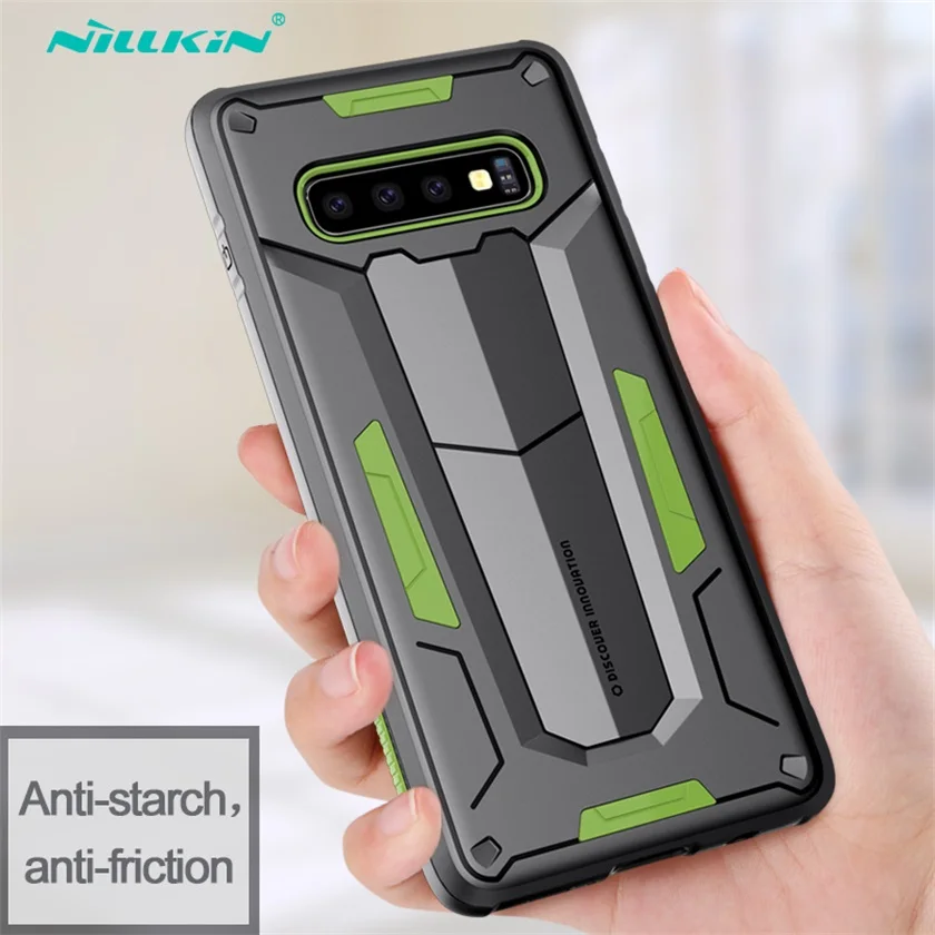 Green Для samsung Galaxy S10 S10 Plus чехол Nillkin Defender 2 TPU+ PC Armor противоударный чехол для телефона для samsung S10+ Plus - Цвет: Green