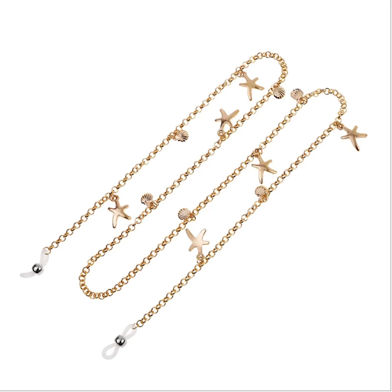 

Fashion Eye Glasses Sunglasses Beading Star Vintage Chain Holder Lanyard Necklace Sunglasses Necklace Eyeglass Lanyard Strap