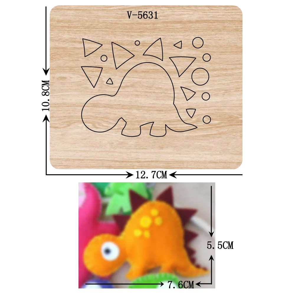 

New dinosaur wooden dies cutting dies for scrapbooking Multiple sizes V-5631