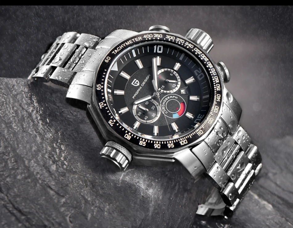 Топ люксовый бренд PAGANI Дизайн Спортивные часы Reloj Hombre военные водонепроницаемые многофункциональные кварцевые часы мужские Relogio Masculino