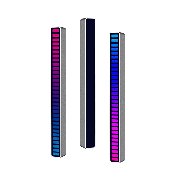 

Aluminum Material USB Voice-activated RGB Music Led Strip Car Atmosphere Light Ambient Light Dj Stage Pickup Rhythm Game Light