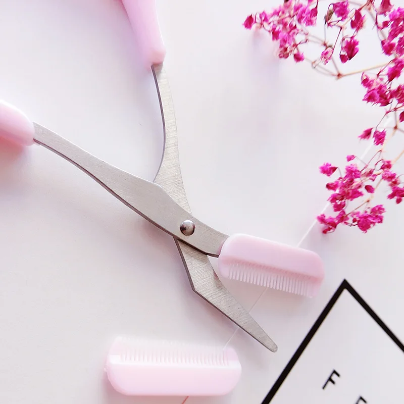 

Eyebrow Trimming Artifact Eye Brow Trimming Scissors Set Beauty Scissors Eyebrow Combing Scissor Makeup Beauty Tools