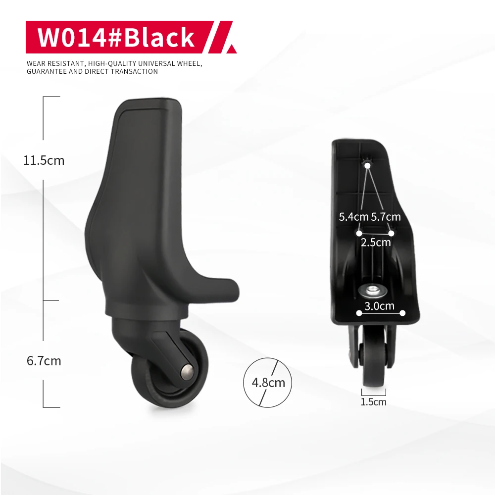 Luggage Wheels Compatible with dinlomvt Replacement of universal wheel accessories heavy loads luggage trolley case repair