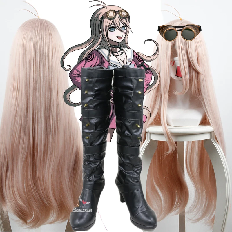 Туфли Danganronpa V3: Killing Harmony обувь для игр ирумы МИУ парик на заказ высоком каблуке