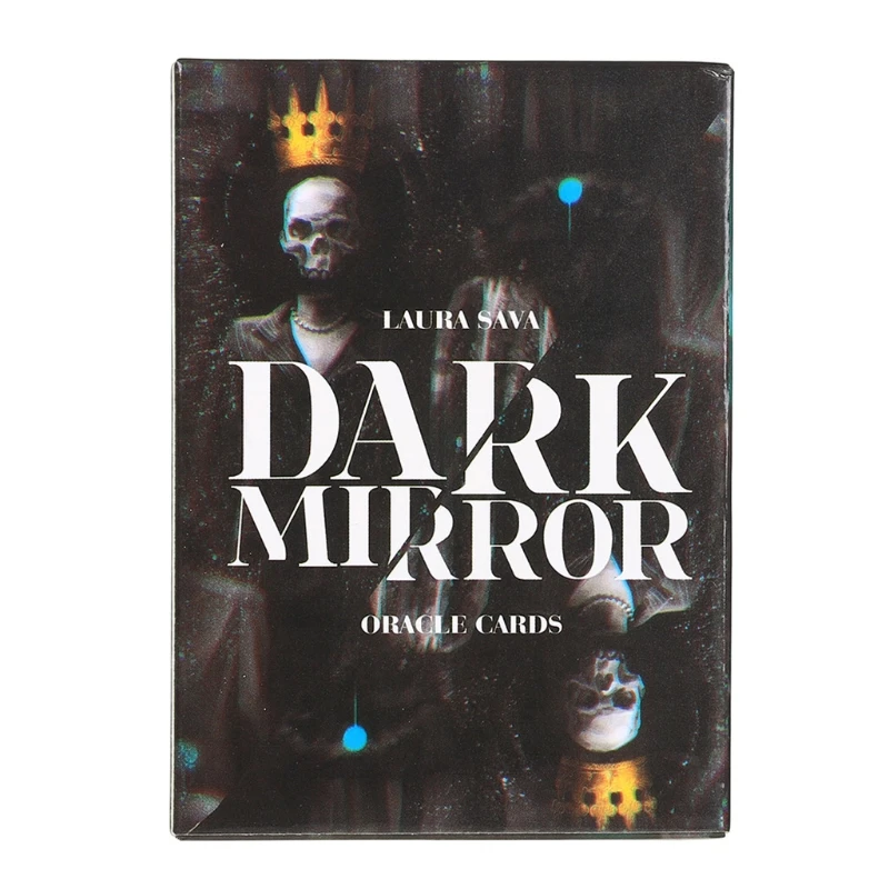 

Новые темные зеркальные карты с оркулами, колода с 32 картами, колода Таро для семейной вечеринки, настольная игра, астрология, гадания, судьб...