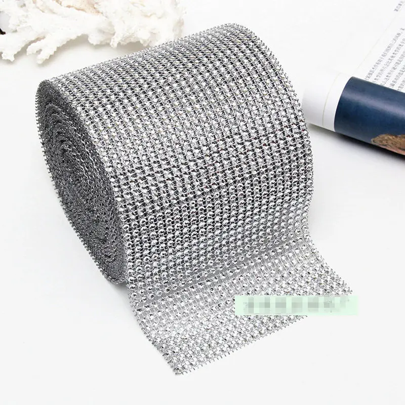 1 ярд 12 см * 90 Обёрточная бумага ленты с кристаллами фатиновой юбкой в виде