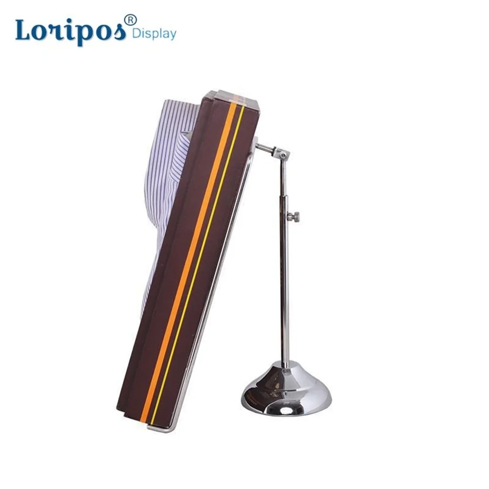 Стеллаж для выставки футболок из нержавеющей стали металлическая полка шкафа