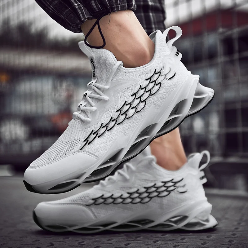 Мужская Удобная Вулканизированная обувь дышащая Спортивная для бега мужская