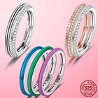 Женское коктейльное кольцо из серебра 925 пробы с фианитами