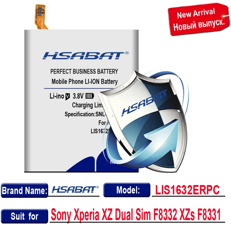 HSABAT LIS1632ERPC LIP1624ERPC Аккумулятор для sony Xperia XZ Dual Sim F8332 XZs F8331 для Xperia X Performance XP F8132 F8131