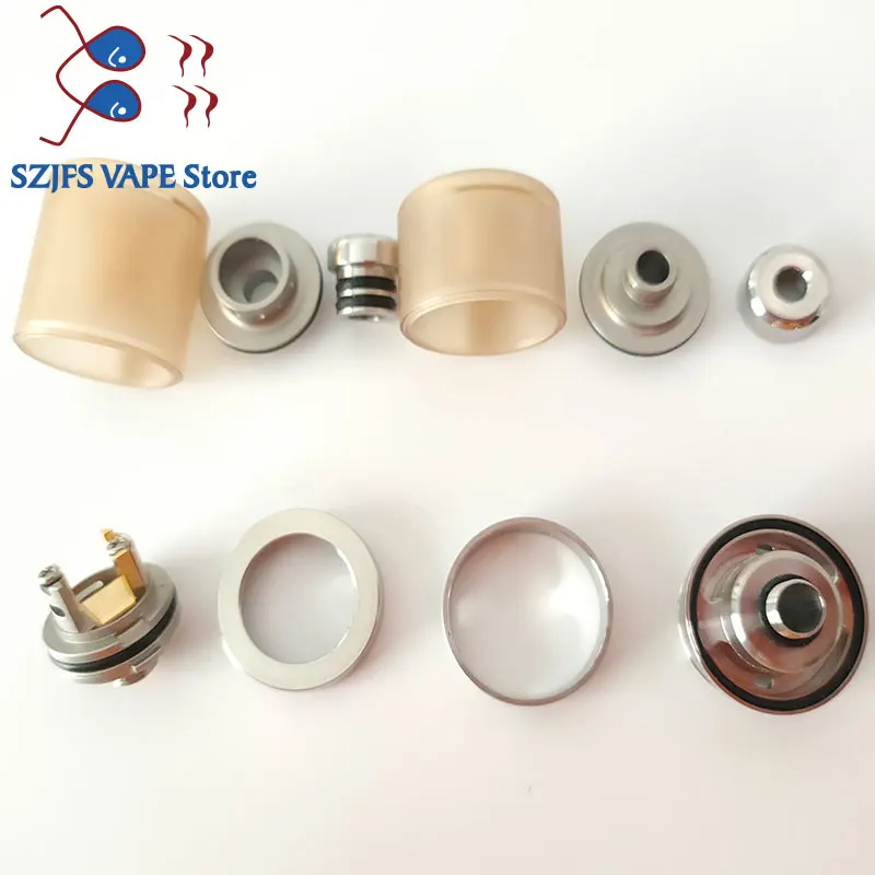 

YFTK AMG-Amber RTA 4ml capacity 316 stainless steel 22mm Vaporizer Tank Hookah Vape Atomizer vs taifun gt4 bt gt3 gt2 gt4s mod