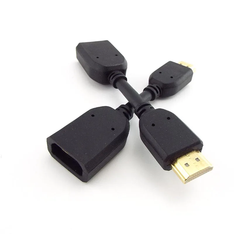 Совместимый с HDMI удлинитель кабеля Crod Mini 11 см 1080P Регулируемый поворотный