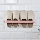 Обувная стойка настенная дыропробивная ванная вешалка для полотенец Однослойная пластиковая вешалка крепкая кухонная стойка для хранения ванной