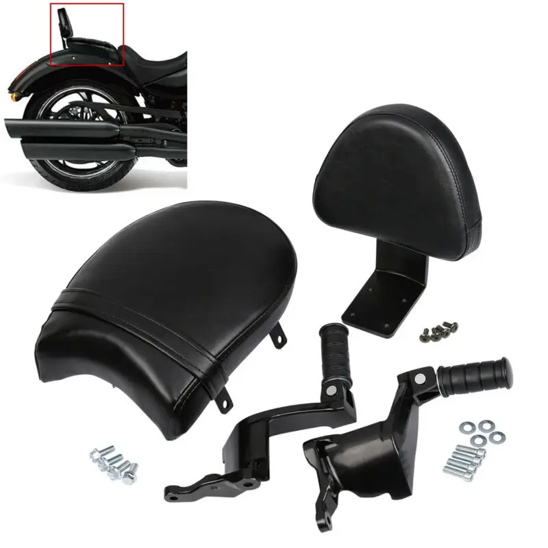 

Задняя подставка для ног для мотоцикла, спинка пассажирского сиденья для Victory High ball Gunner Vegas, Черная