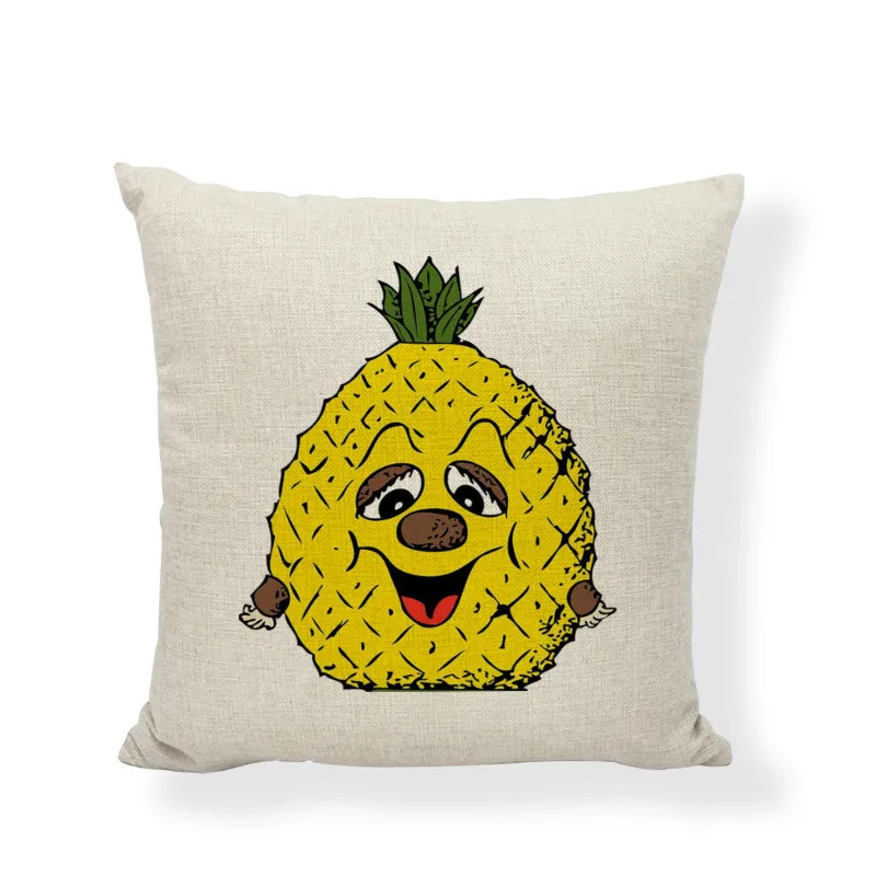 Чехол illow мультяшная Подушка &quotАнанас&quot декоративная подушка для дома чехол