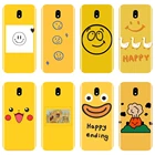 Чехол для Samsung Galaxy J4 J6 J8 Plus желтый мультяшный милый чехол для Samsung J3 J5 J7 2015 2016 2017 J2 J5 J7 Prime чехлы для телефонов