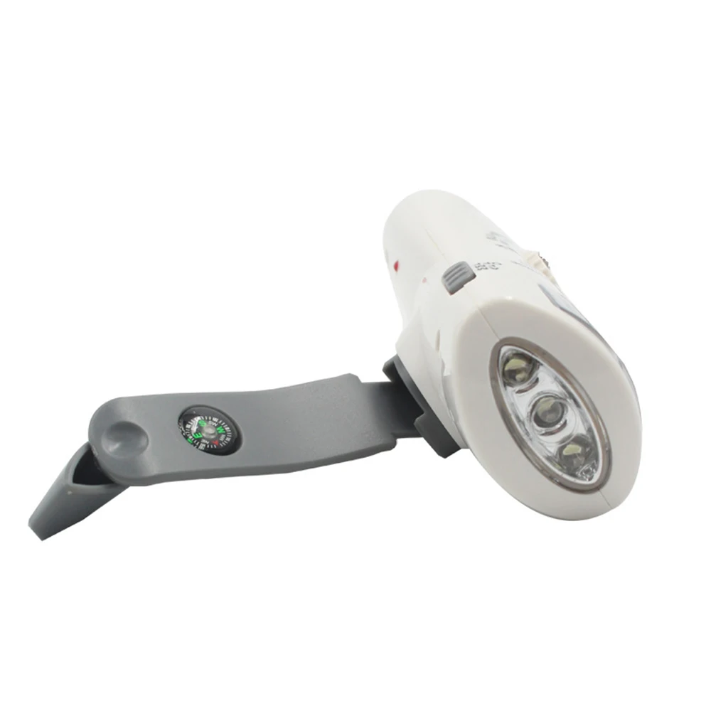 Mini Emergency torch Portable Hand Crank Dynamo Power Supply AM / FM Radio With Flashlight Compass for Camping | Электроника